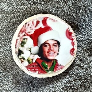 Michael Jackson Holiday Ornament Custom Made
